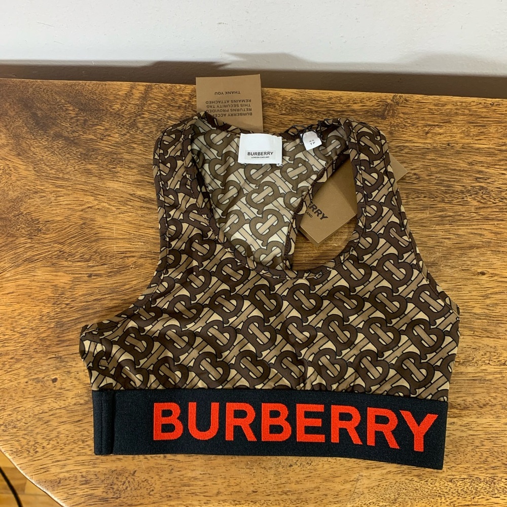 Burberry monogram tank top